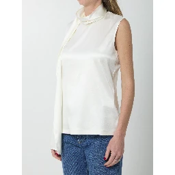Silk satin top