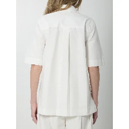 Compact cotton canvas shirt