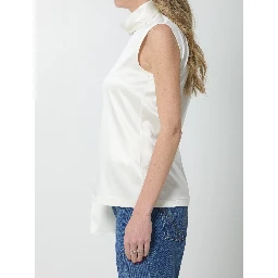 Silk satin top