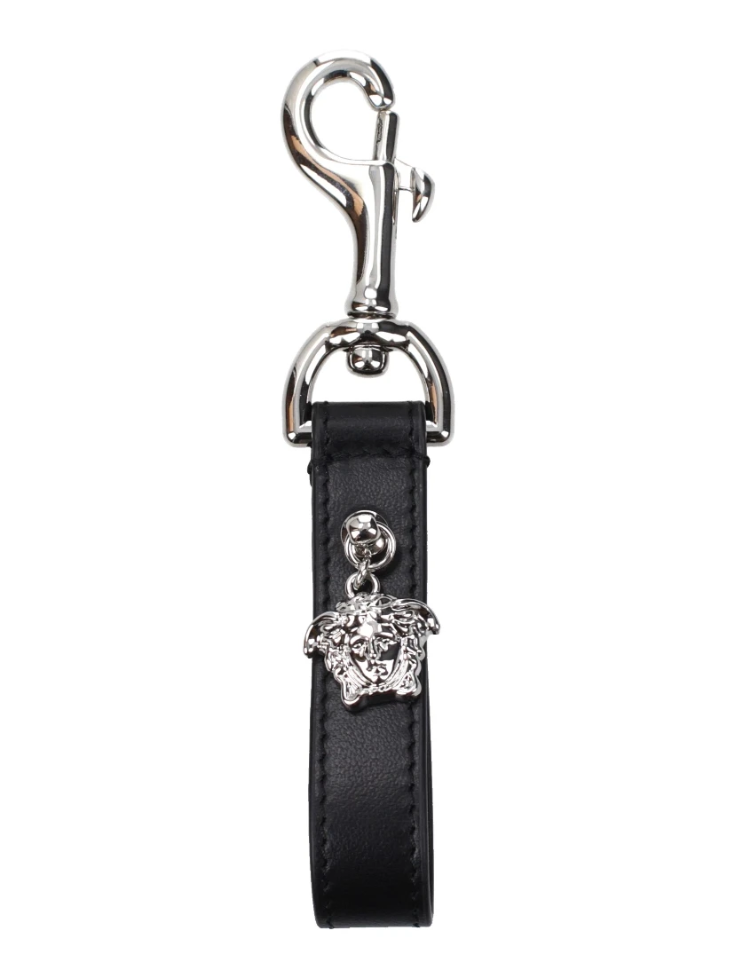 Black Leather Keychain