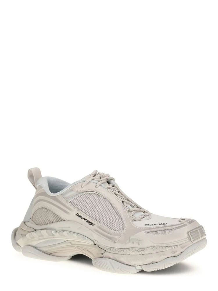 White Polyurethane Chunky Sneakers alternative