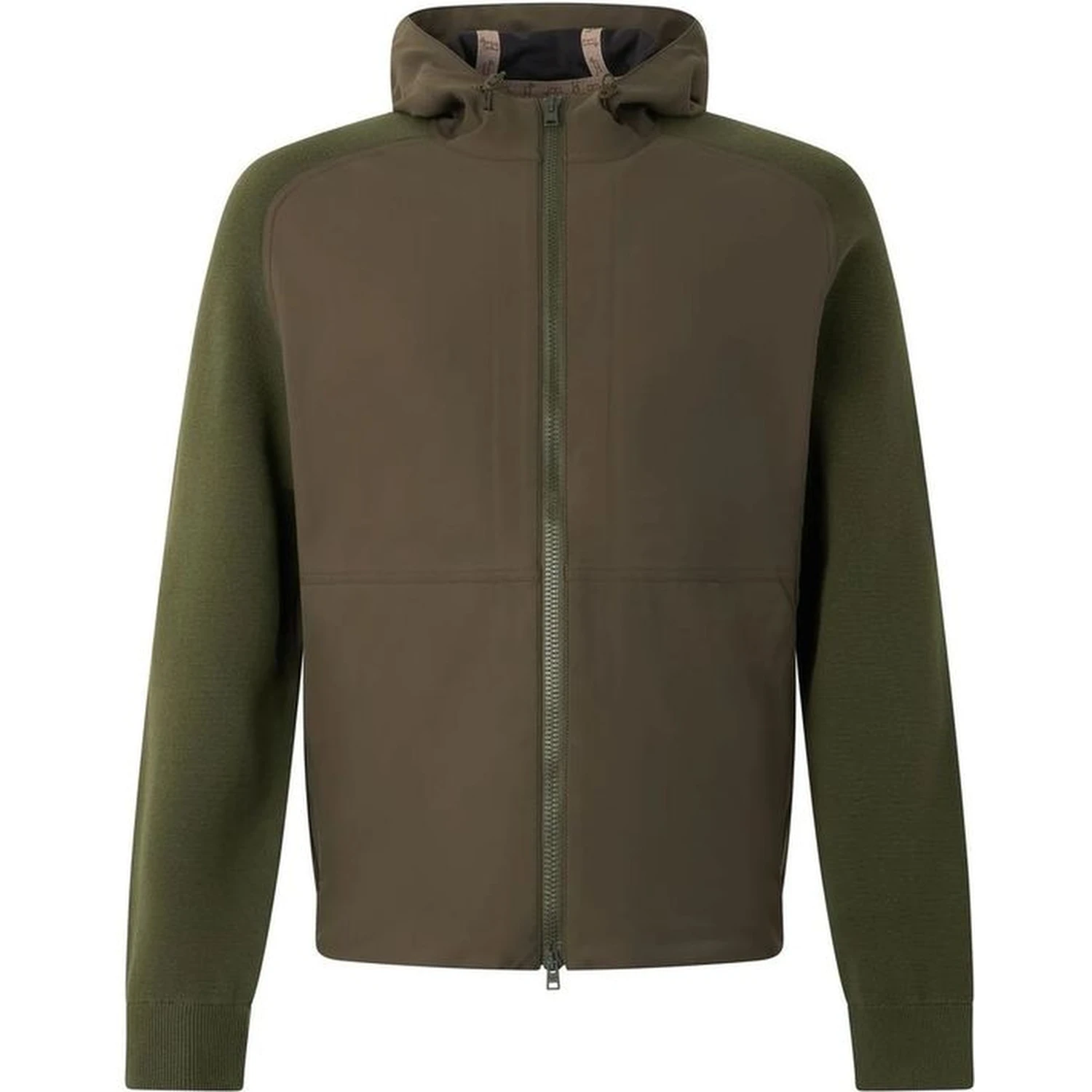 Bicolor Cotton Shell Jacket