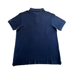 Blue Cotton Men's Polo Shirt