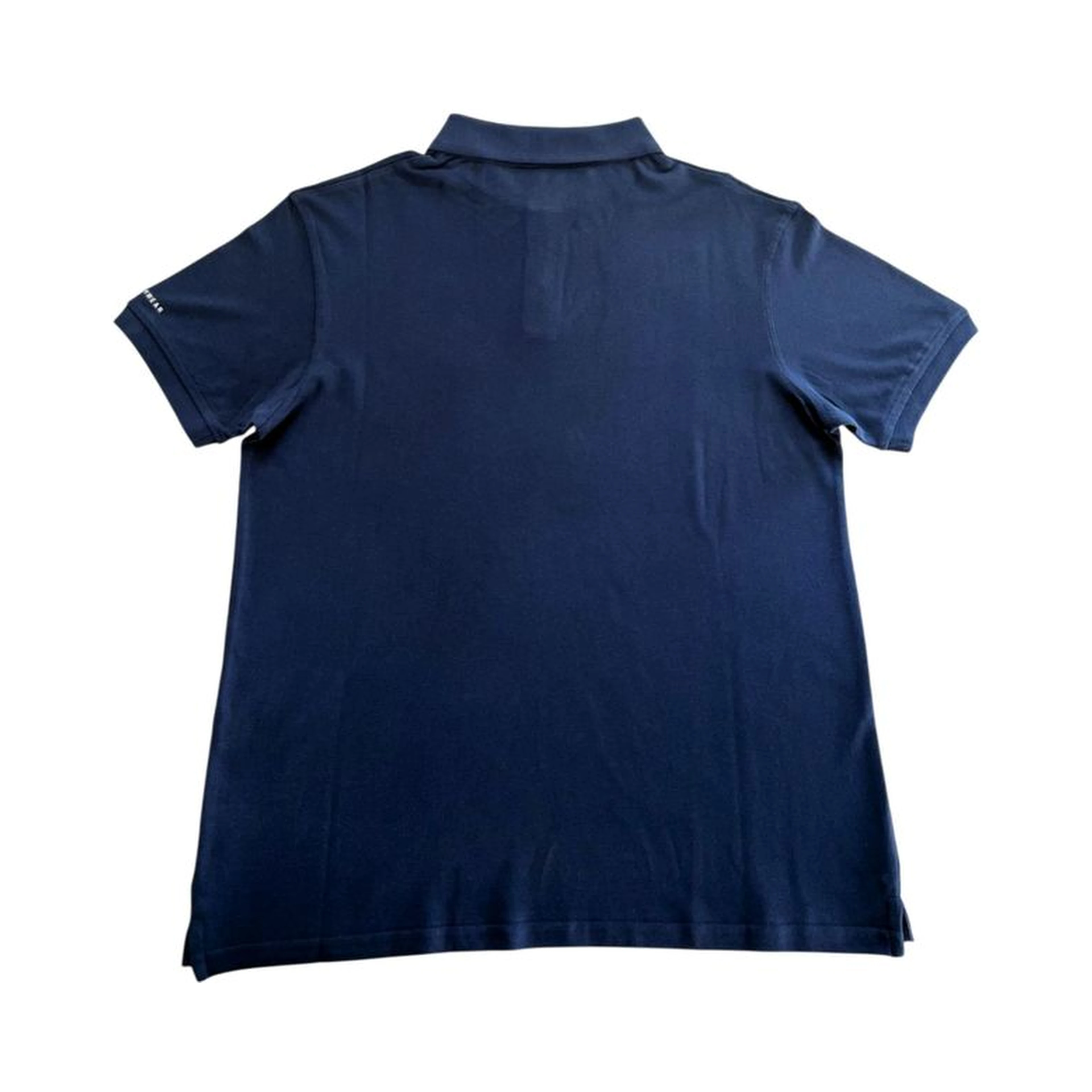Blue Cotton Men's Polo Shirt