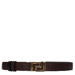 Brown Leather Regular Belt