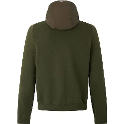 Bicolor Cotton Shell Jacket