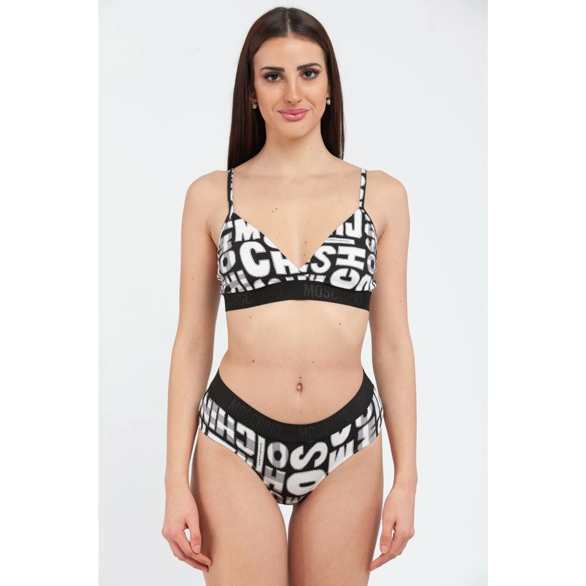 Black Cotton Bra