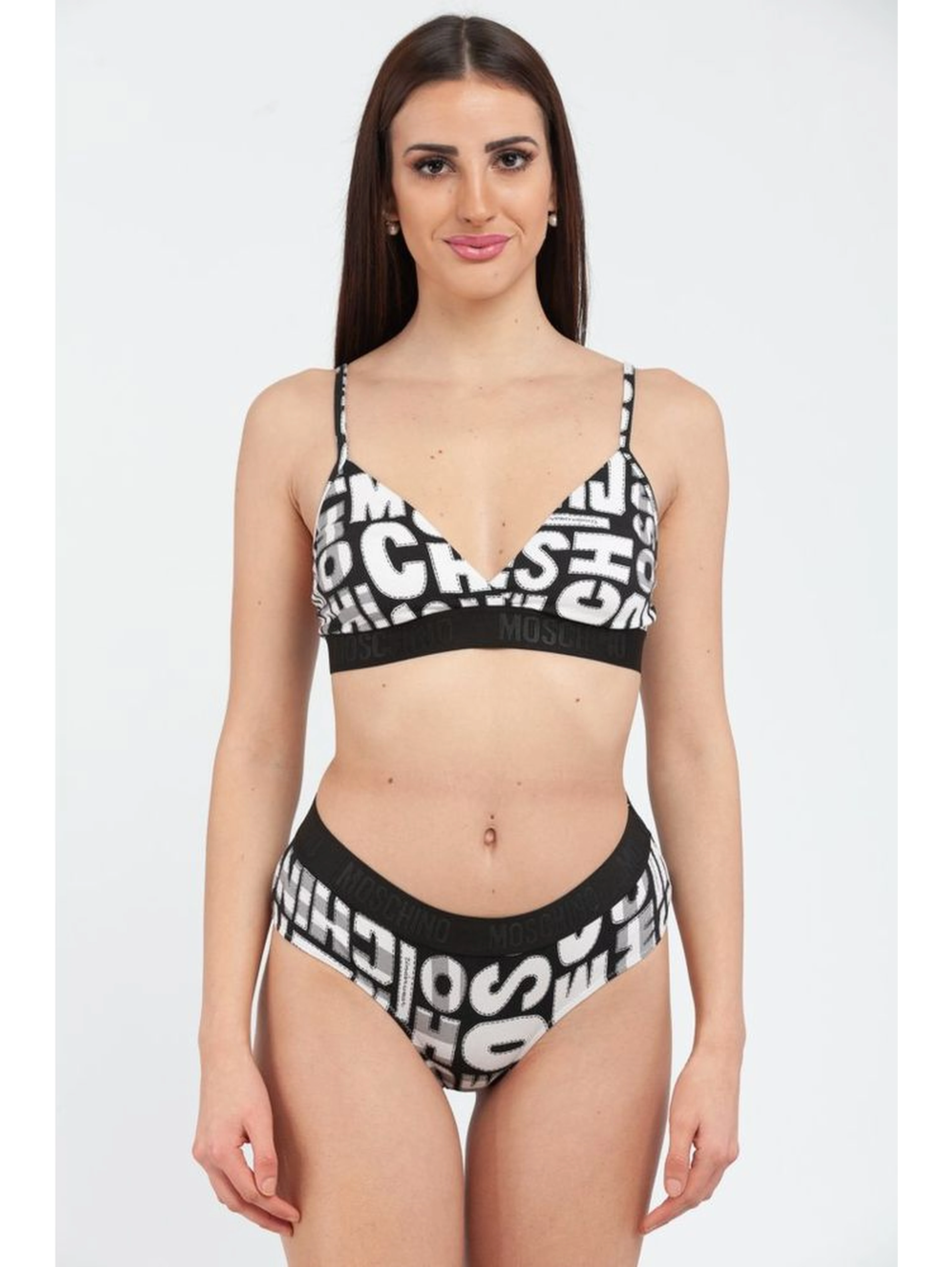 Black Cotton Bra