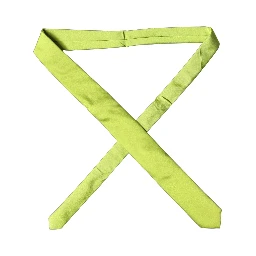 Neon Green Silk Satin Wide Adjustable Men Necktie Tie