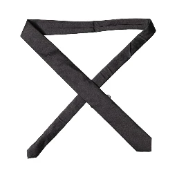 Black Solid Silk Satin Wide Adjustable Men Necktie Tie