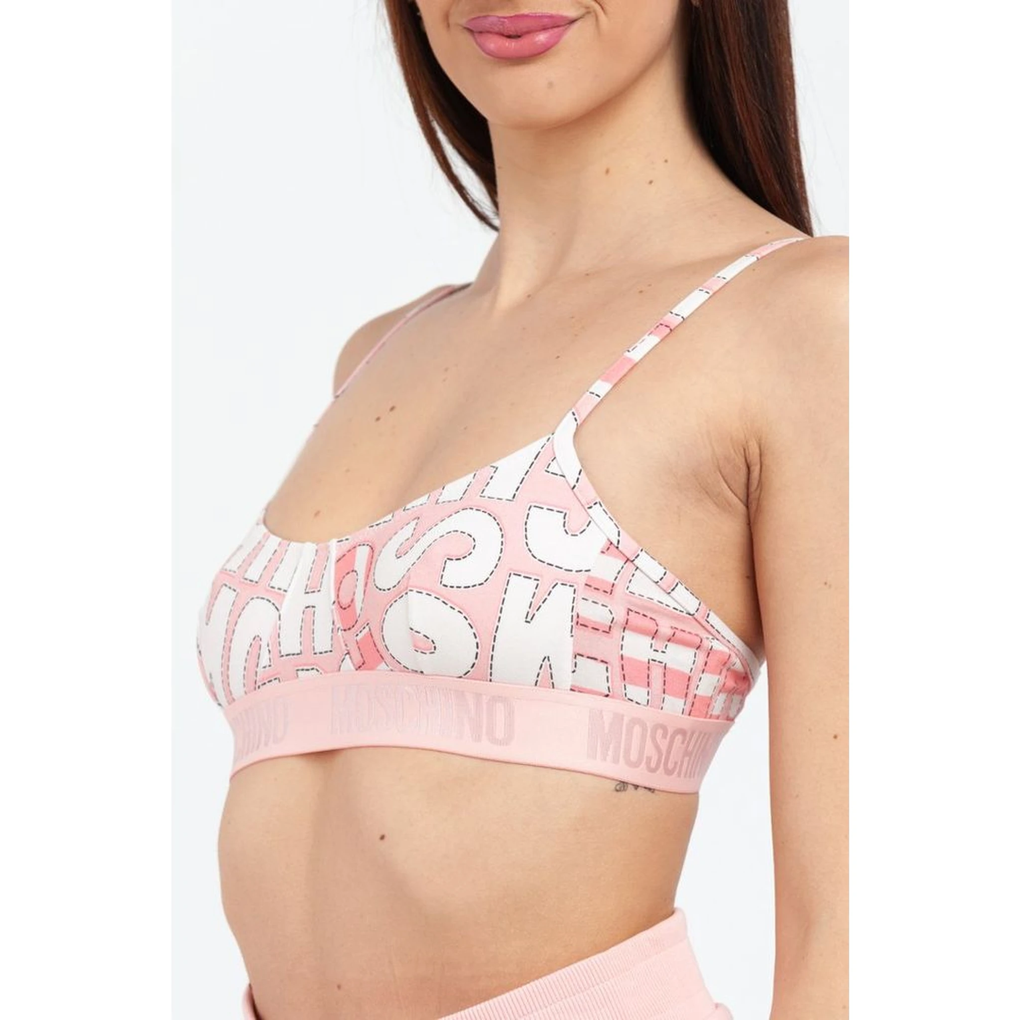 Multicolor Cotton Bra