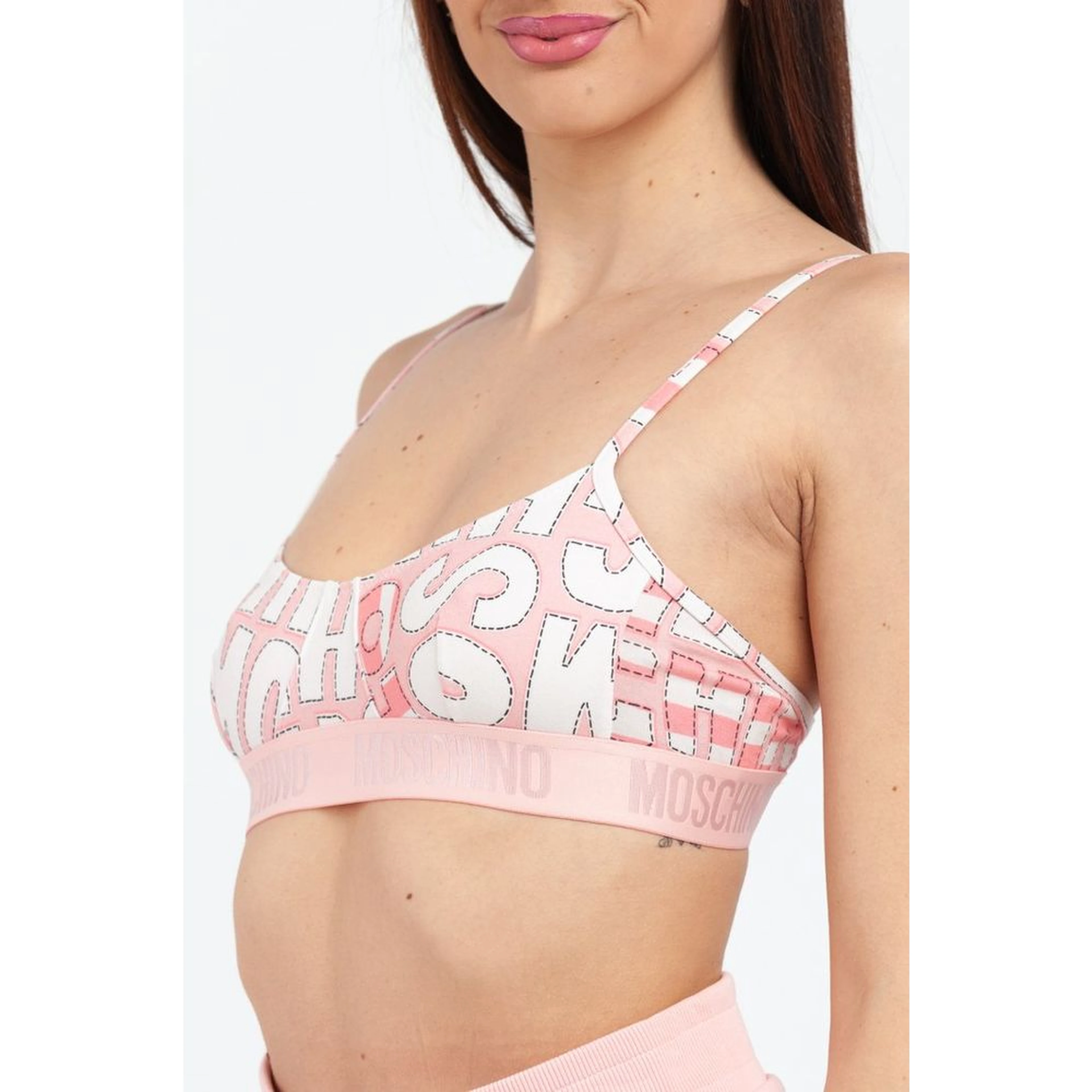 Multicolor Cotton Bra