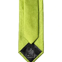 Neon Green Silk Satin Wide Adjustable Men Necktie Tie