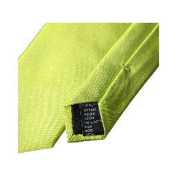 Neon Green Silk Satin Wide Adjustable Men Necktie Tie