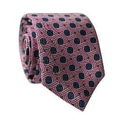 Multicolor Patterned Silk Adjustable Men Tied Necktie Tie