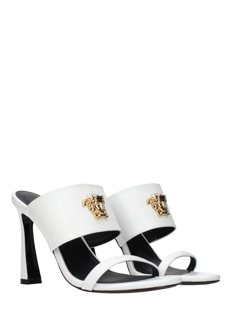 Blue Leather Stiletto Heel Sandals alternative