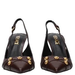 Brown Leather Pumps