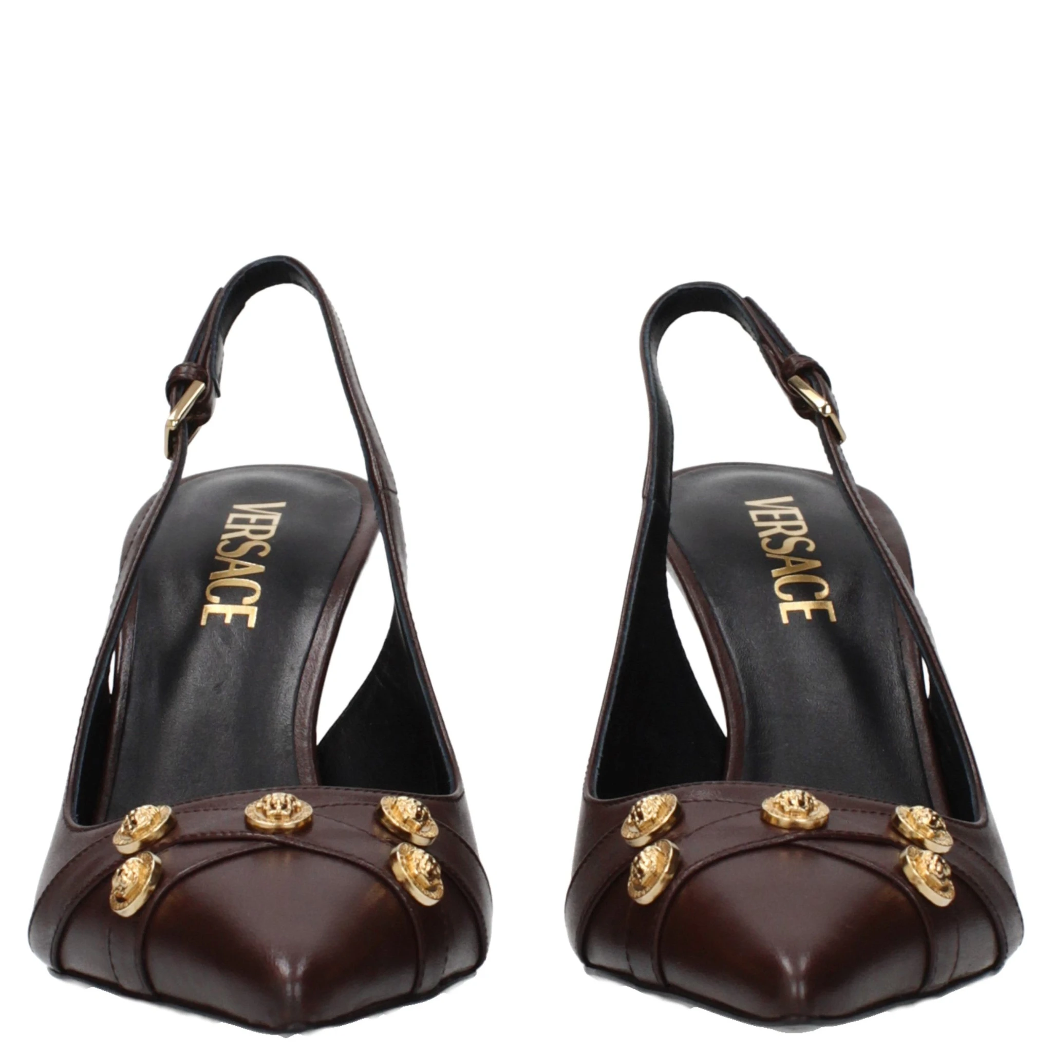 Brown Leather Pumps
