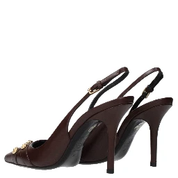 Brown Leather Pumps