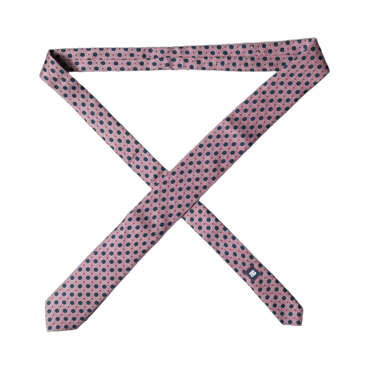 Multicolor Patterned Silk Adjustable Men Tied Necktie Tie