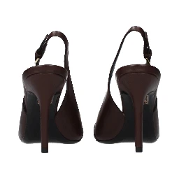 Brown Leather Pumps