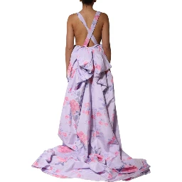 Multicolor Floral Runway Maxi Dress
