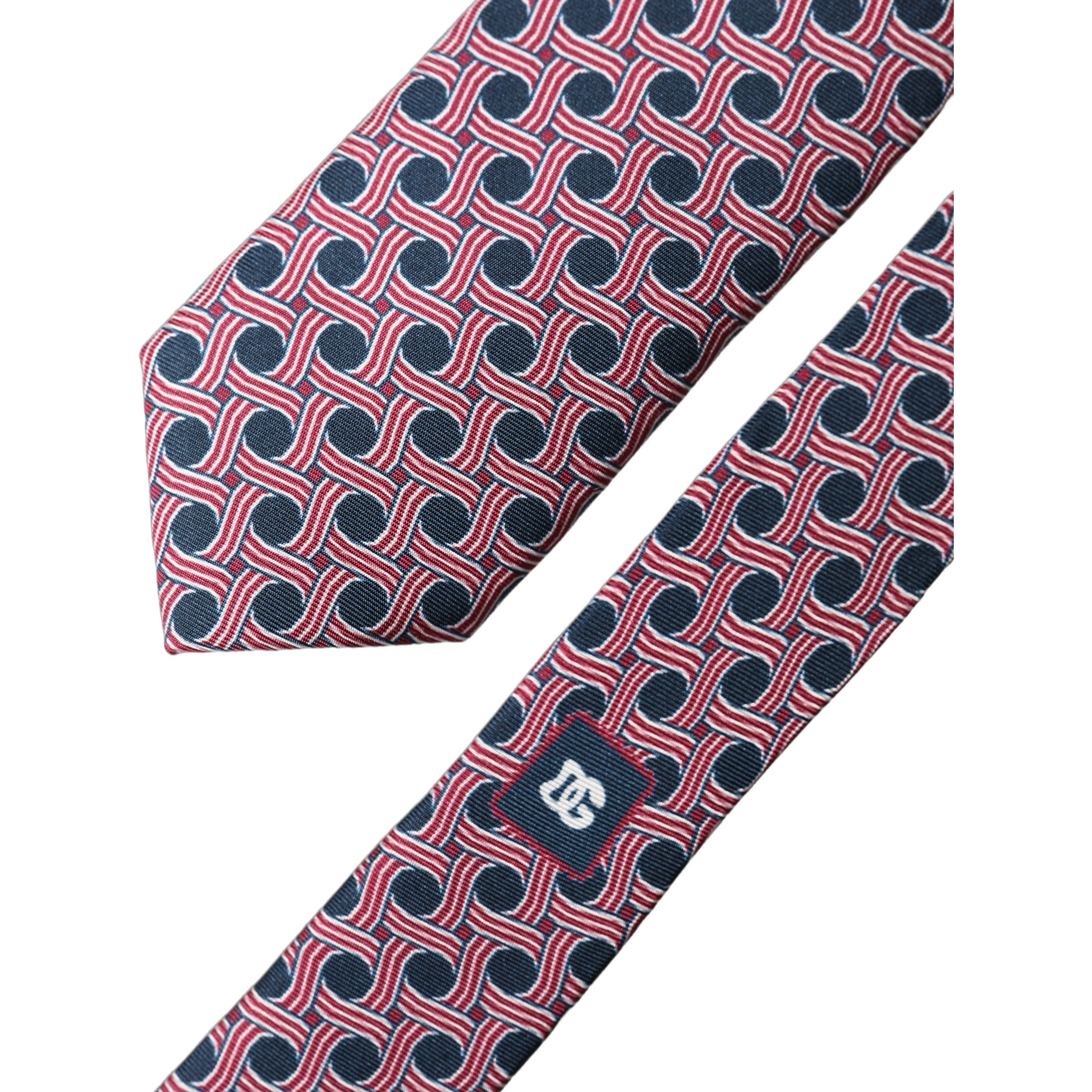Multicolor Patterned Silk Adjustable Men Tied Necktie Tie