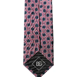 Multicolor Patterned Silk Adjustable Men Tied Necktie Tie