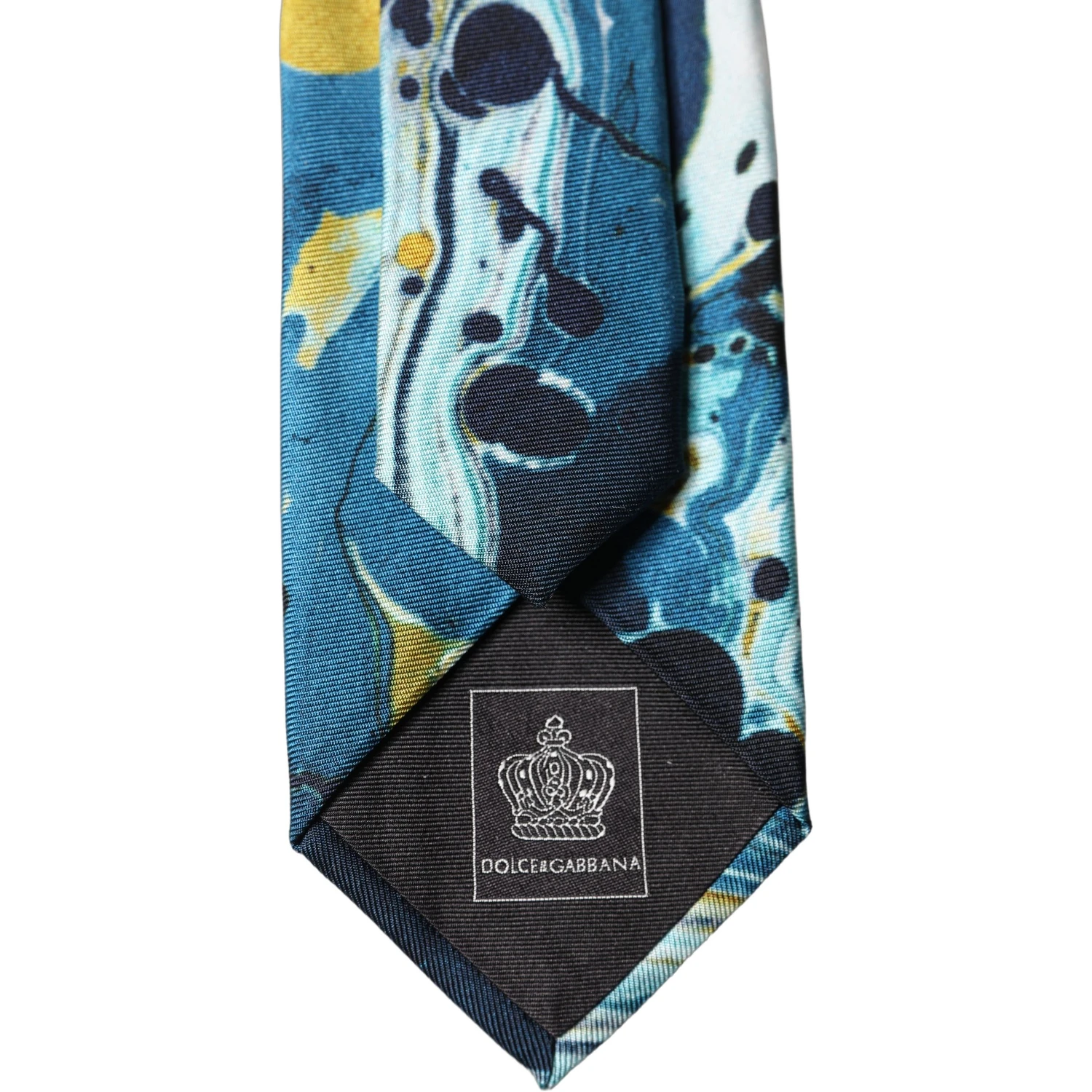 Multicolor Abstract Silk Adjustable Men Tied Necktie Tie