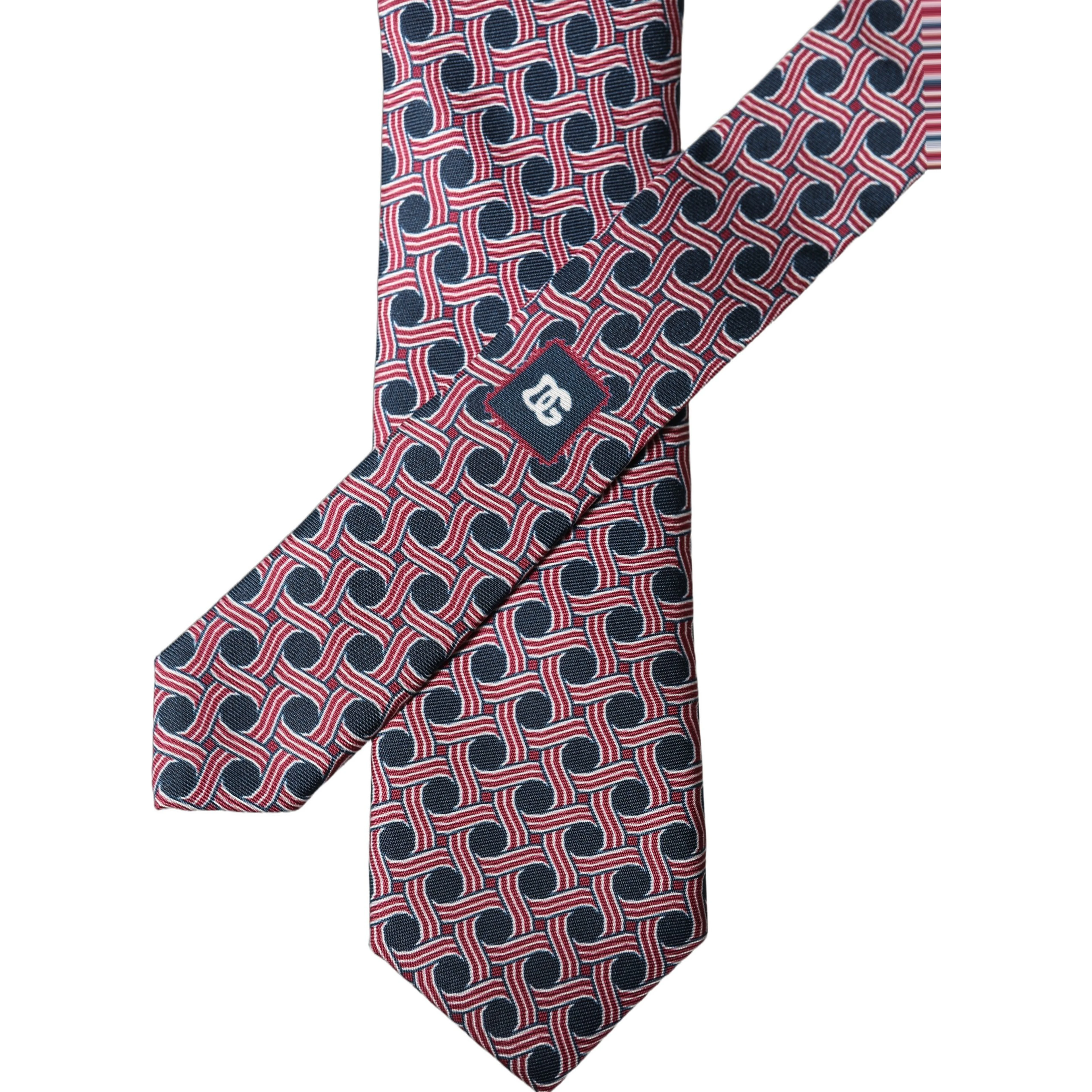 Multicolor Patterned Silk Adjustable Men Tied Necktie Tie