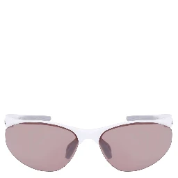 نظارات شمسية بيضاء مصبوبة