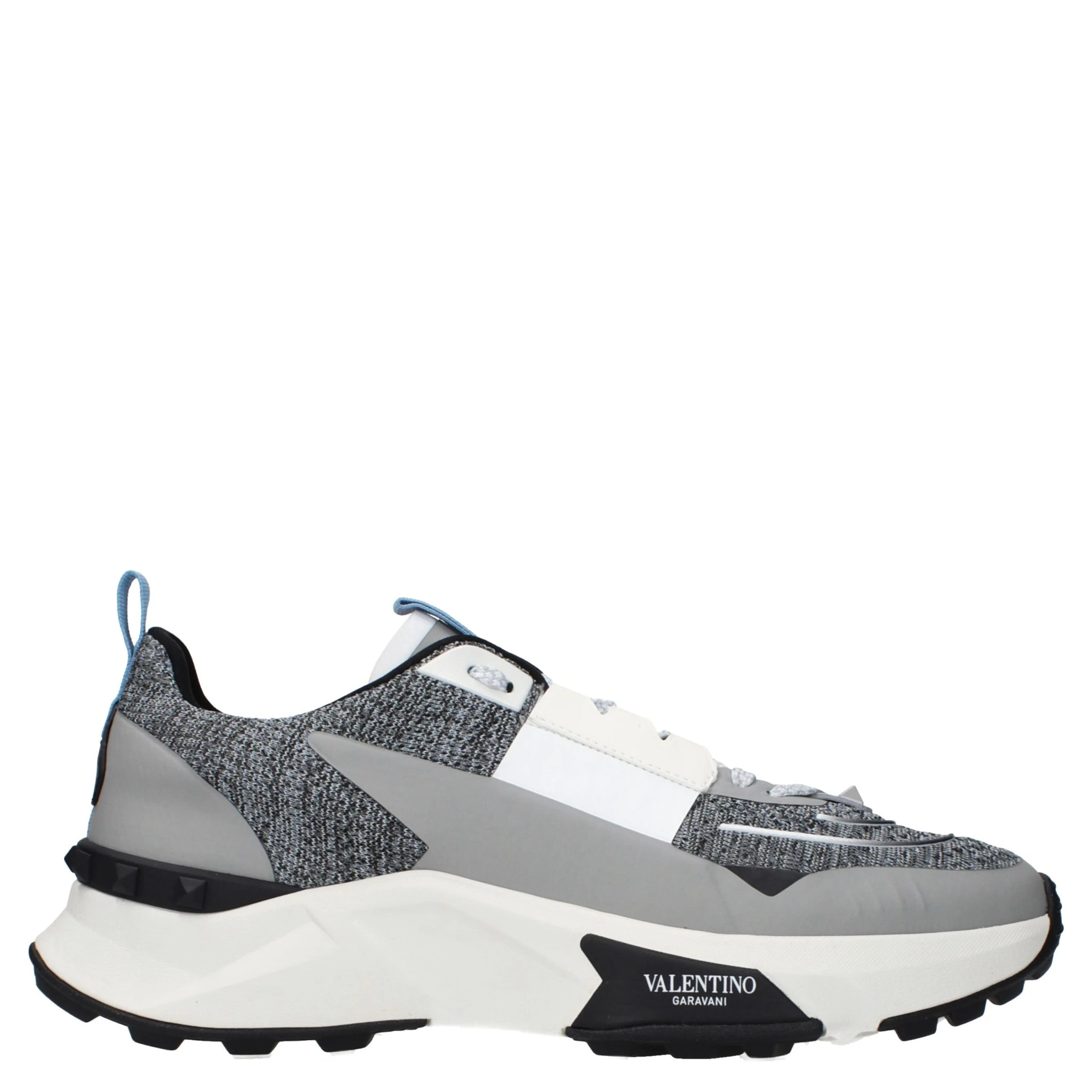 Gray Fabric Athletic Sneakers