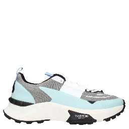 Gray Fabric Athletic Sneakers