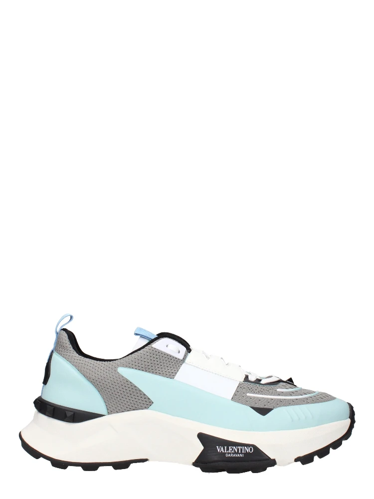 Gray Fabric Athletic Sneakers