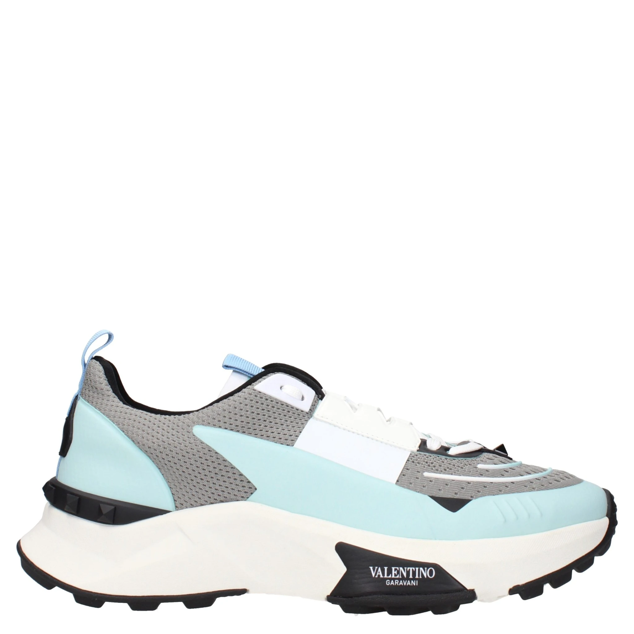 Gray Fabric Athletic Sneakers