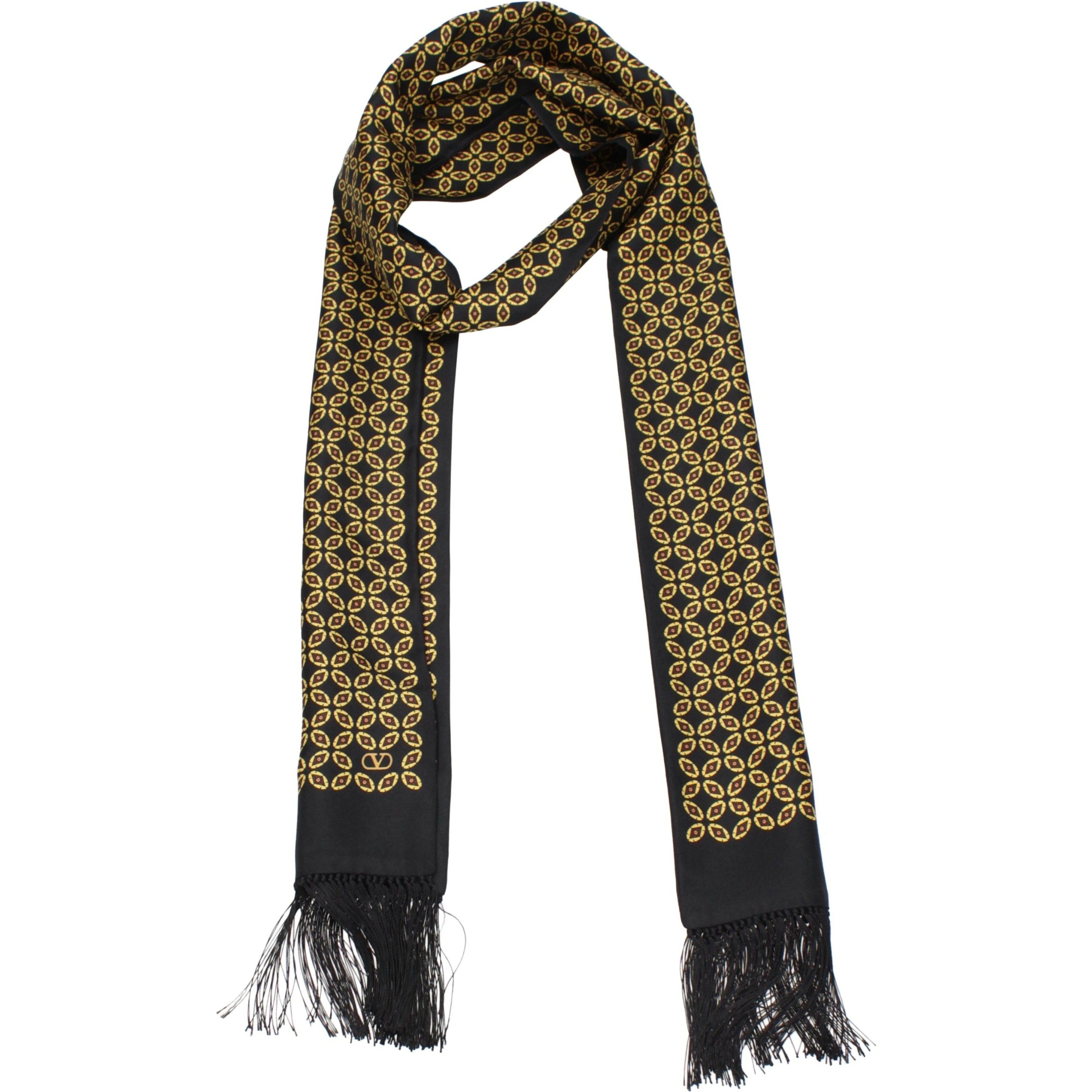 Black Silk Foulard