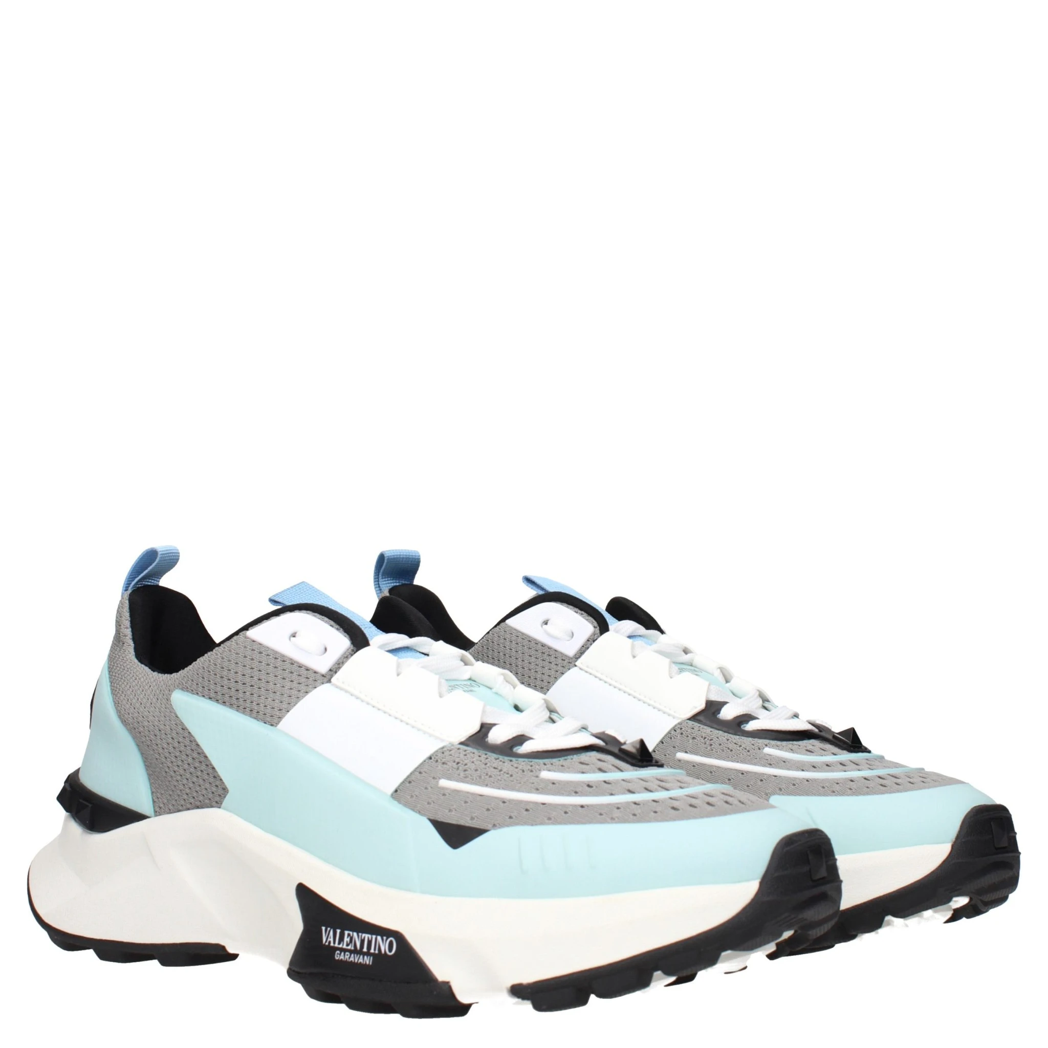 Gray Fabric Athletic Sneakers