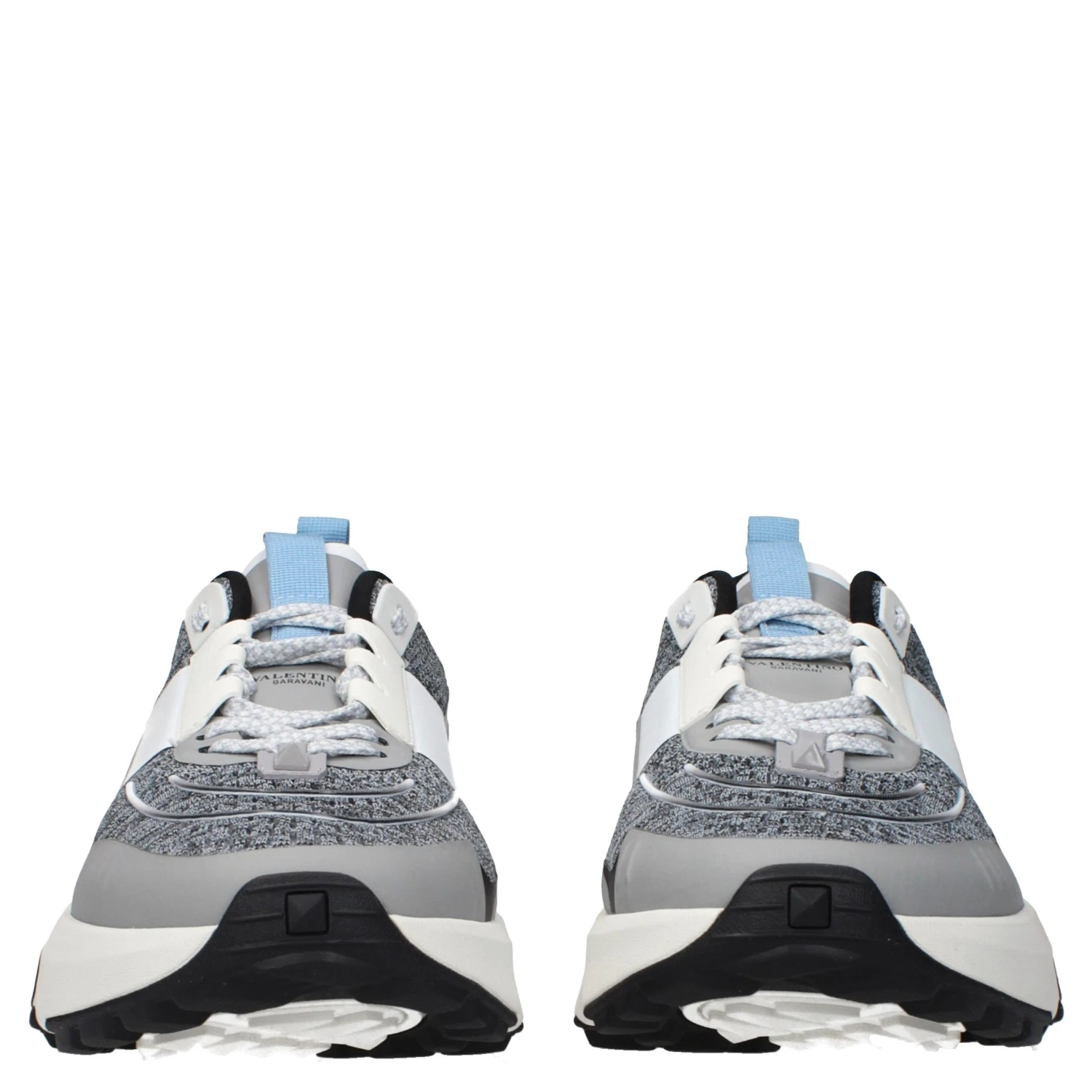 Gray Fabric Athletic Sneakers