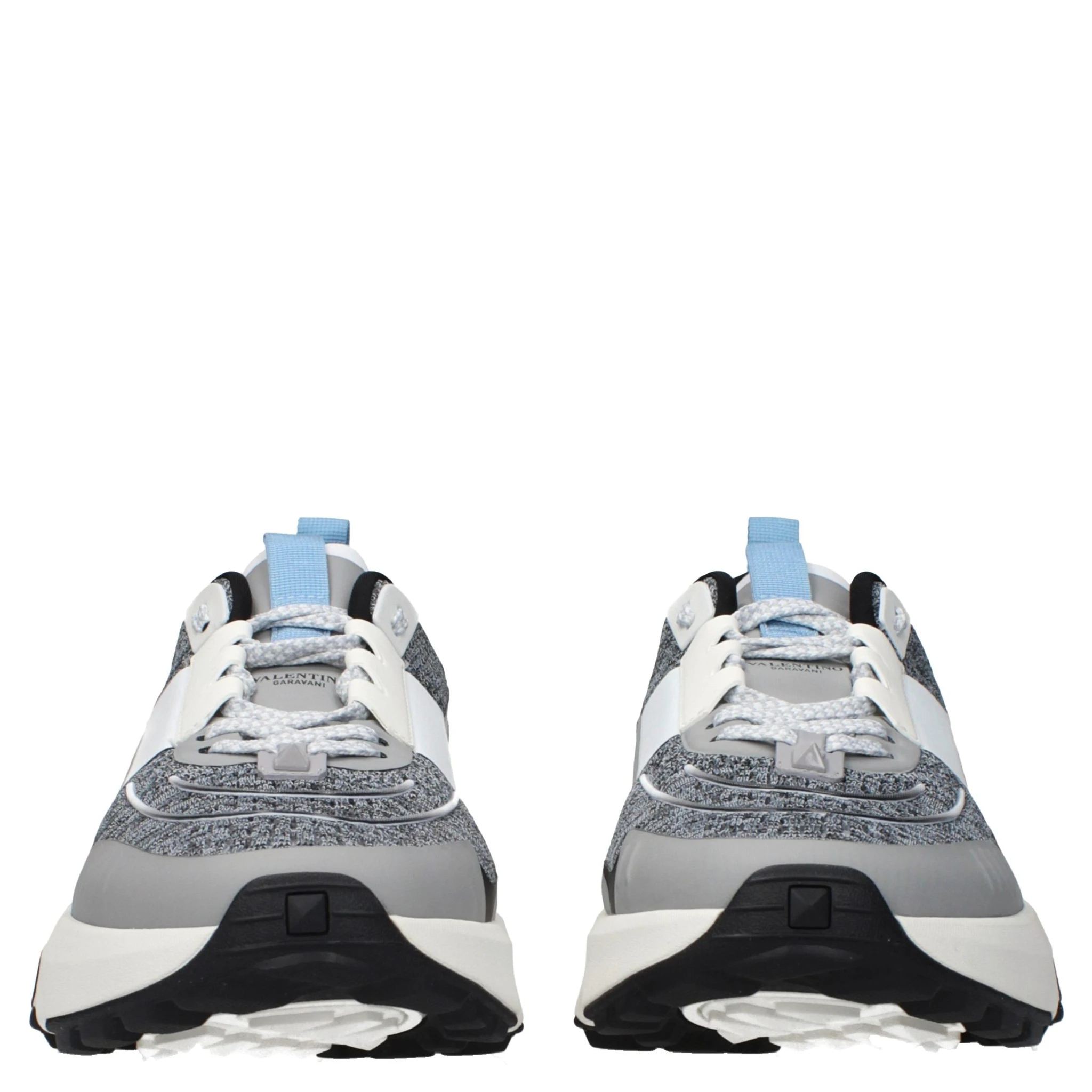 Gray Fabric Athletic Sneakers