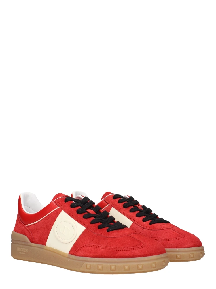 Red Leather Low Top Sneakers alternative