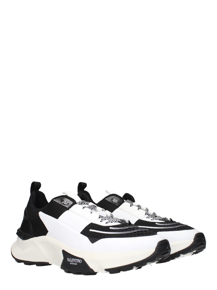 Black Fabric Athletic Sneakers alternative