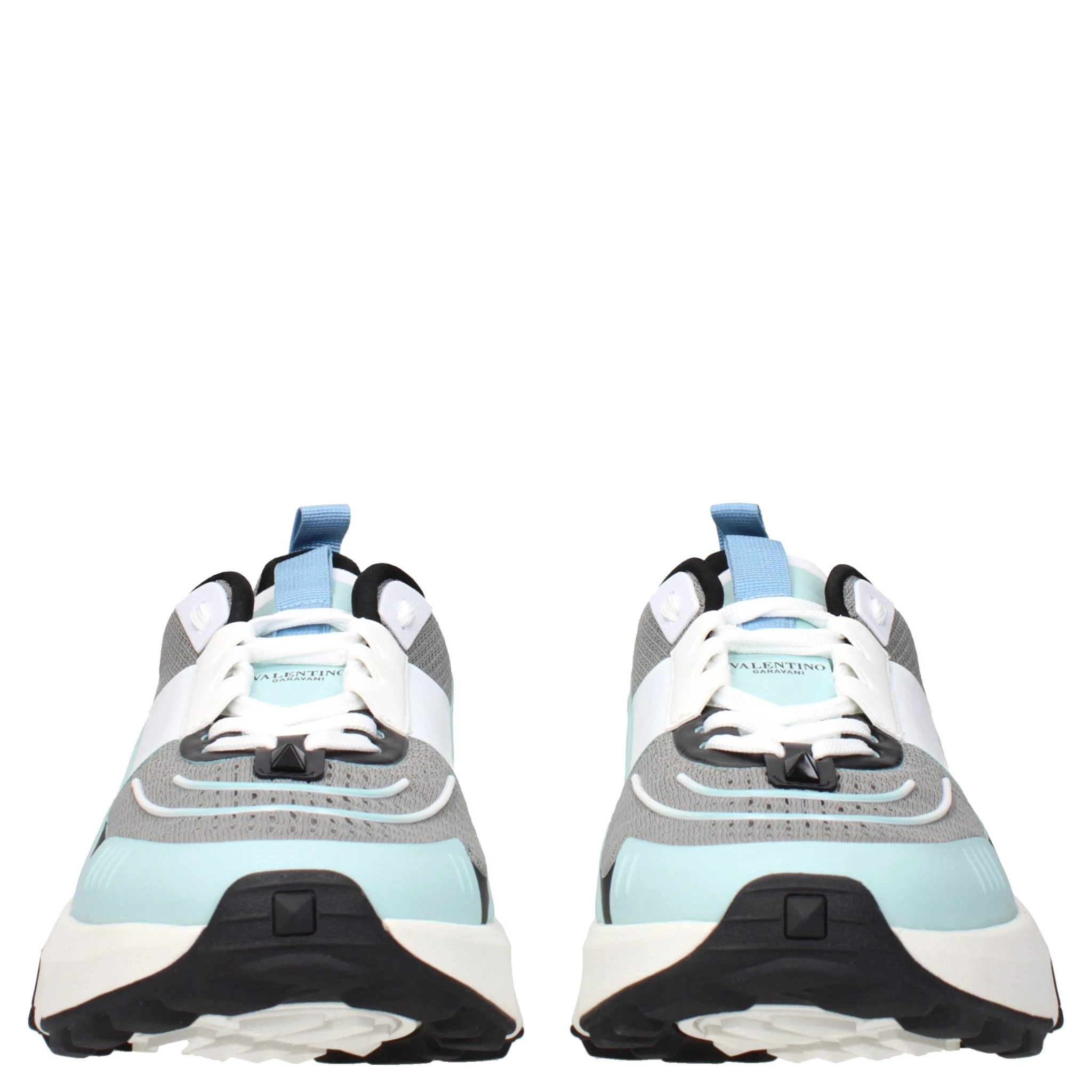 Gray Fabric Athletic Sneakers