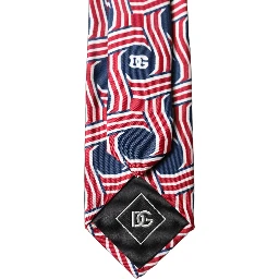 Multicolor Patterned Silk Adjustable Men Tied Necktie Tie