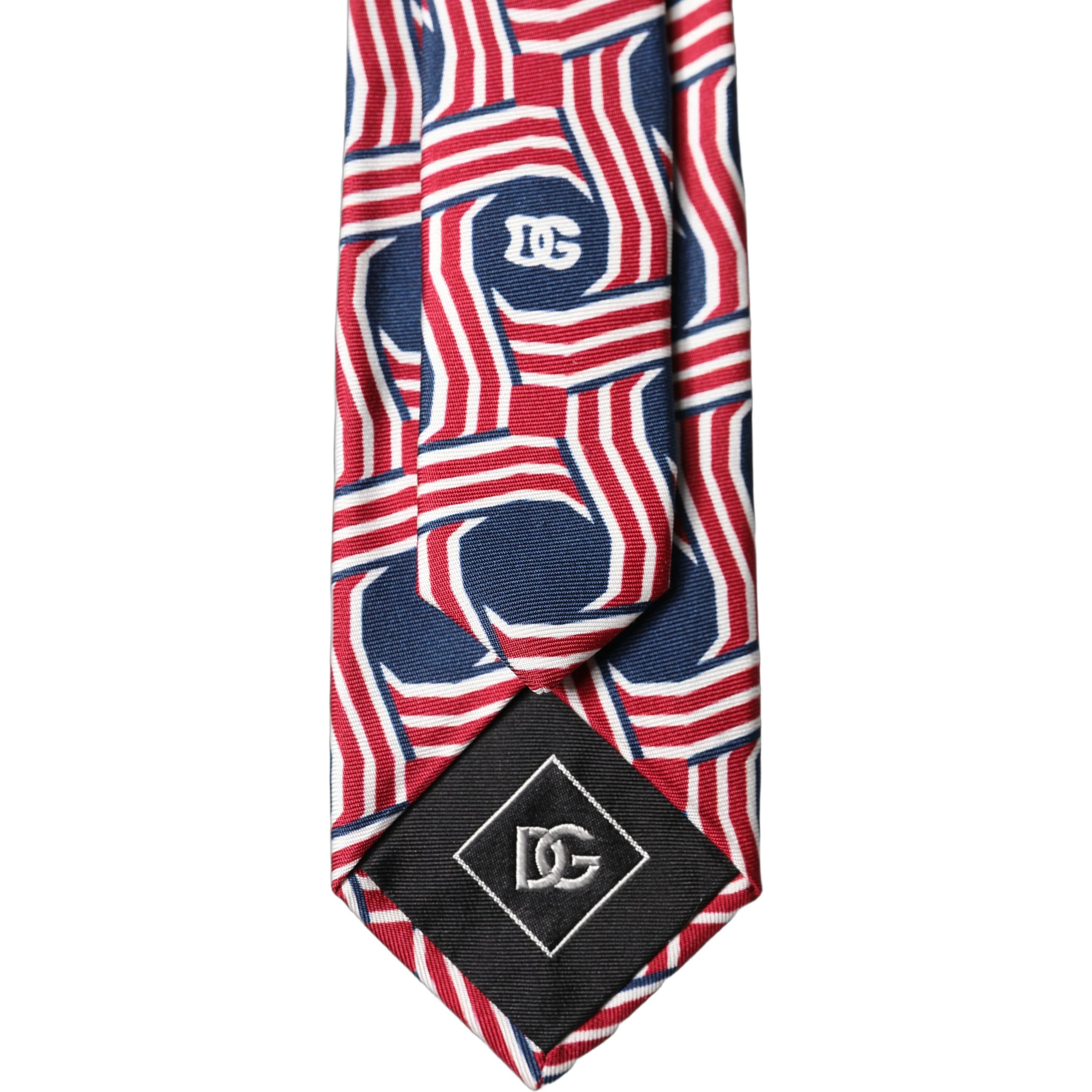 Multicolor Patterned Silk Adjustable Men Tied Necktie Tie
