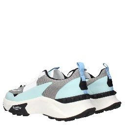 Gray Fabric Athletic Sneakers