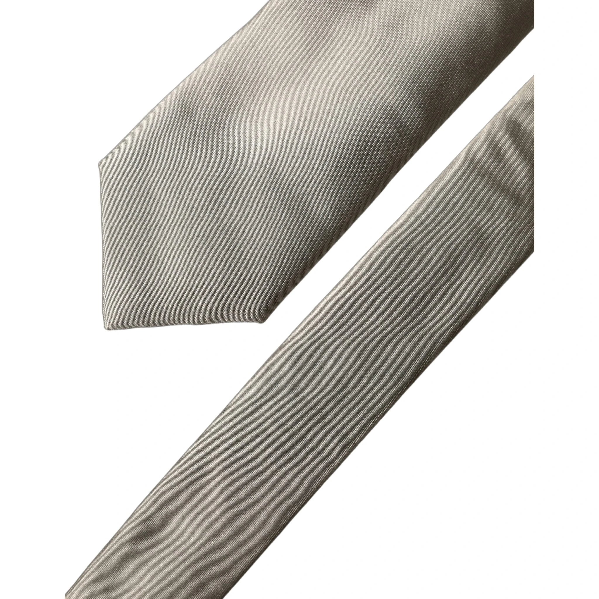 White Tattoo Floral Silk Adjustable Men Tied Necktie Tie