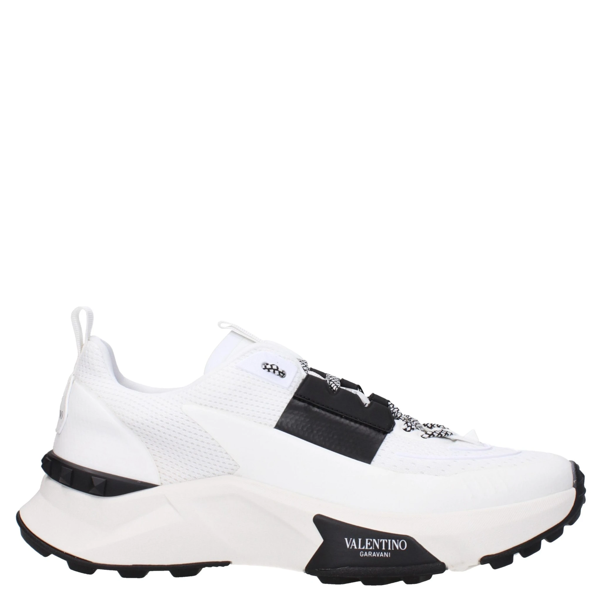 Blue Fabric Athletic Sneakers