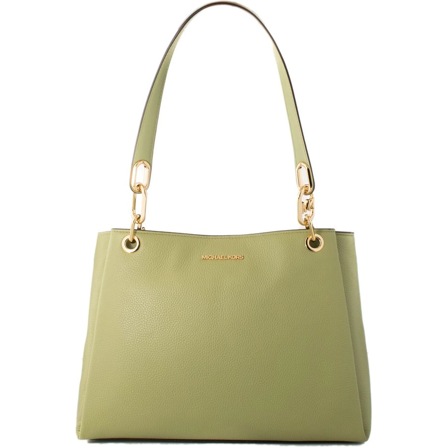 Bicolor Leather Handbag