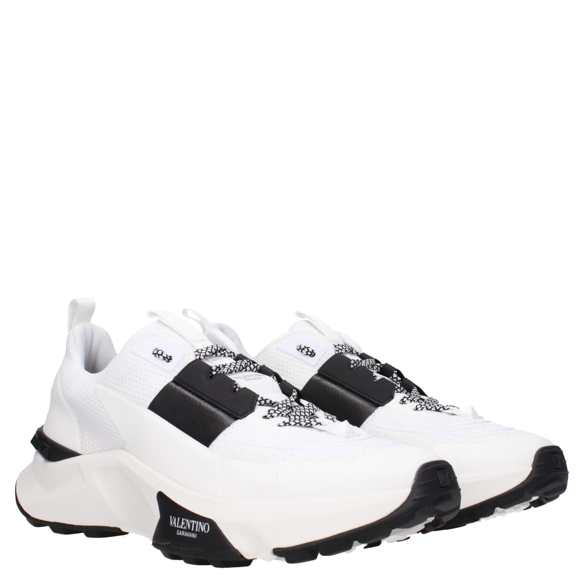Blue Fabric Athletic Sneakers
