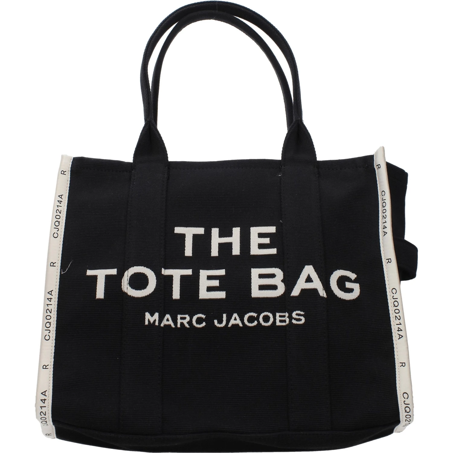Black Fabric Shoulder Bag